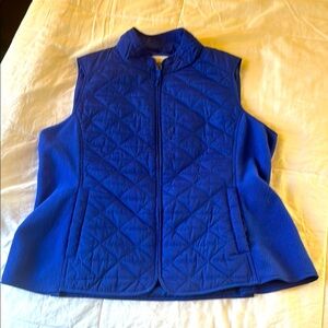 Blue Quilted Women's Vest